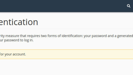 hosting cpanel 2fa configure